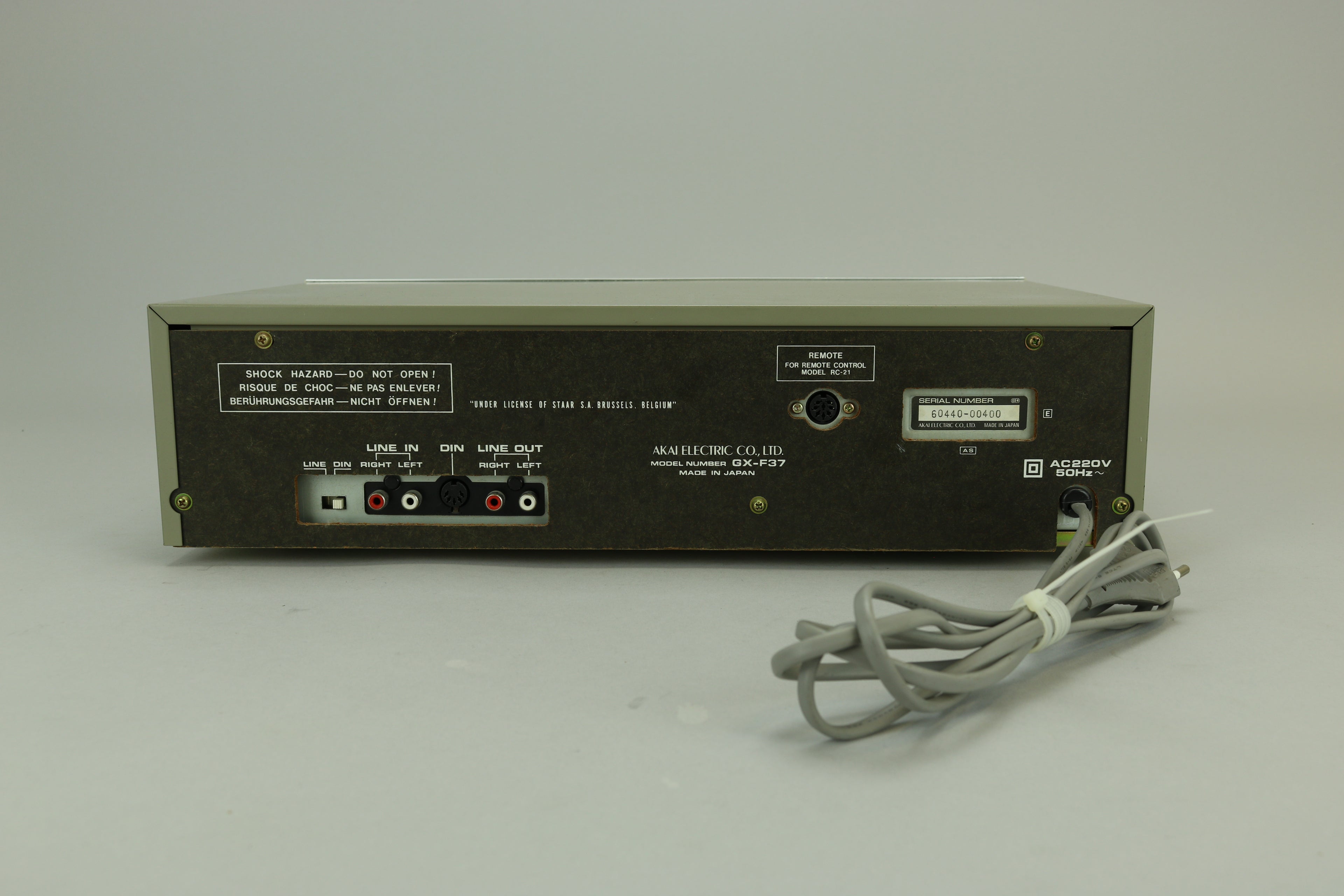 Akai GX-F37 with HiCom !